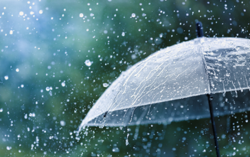 雨が降っているときの生活動線